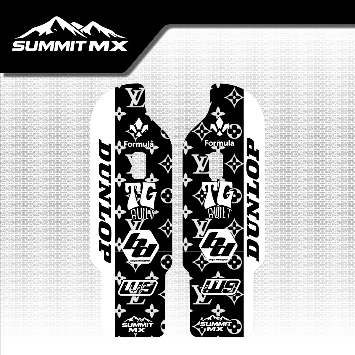 LV Decal for DNM Fork Guards