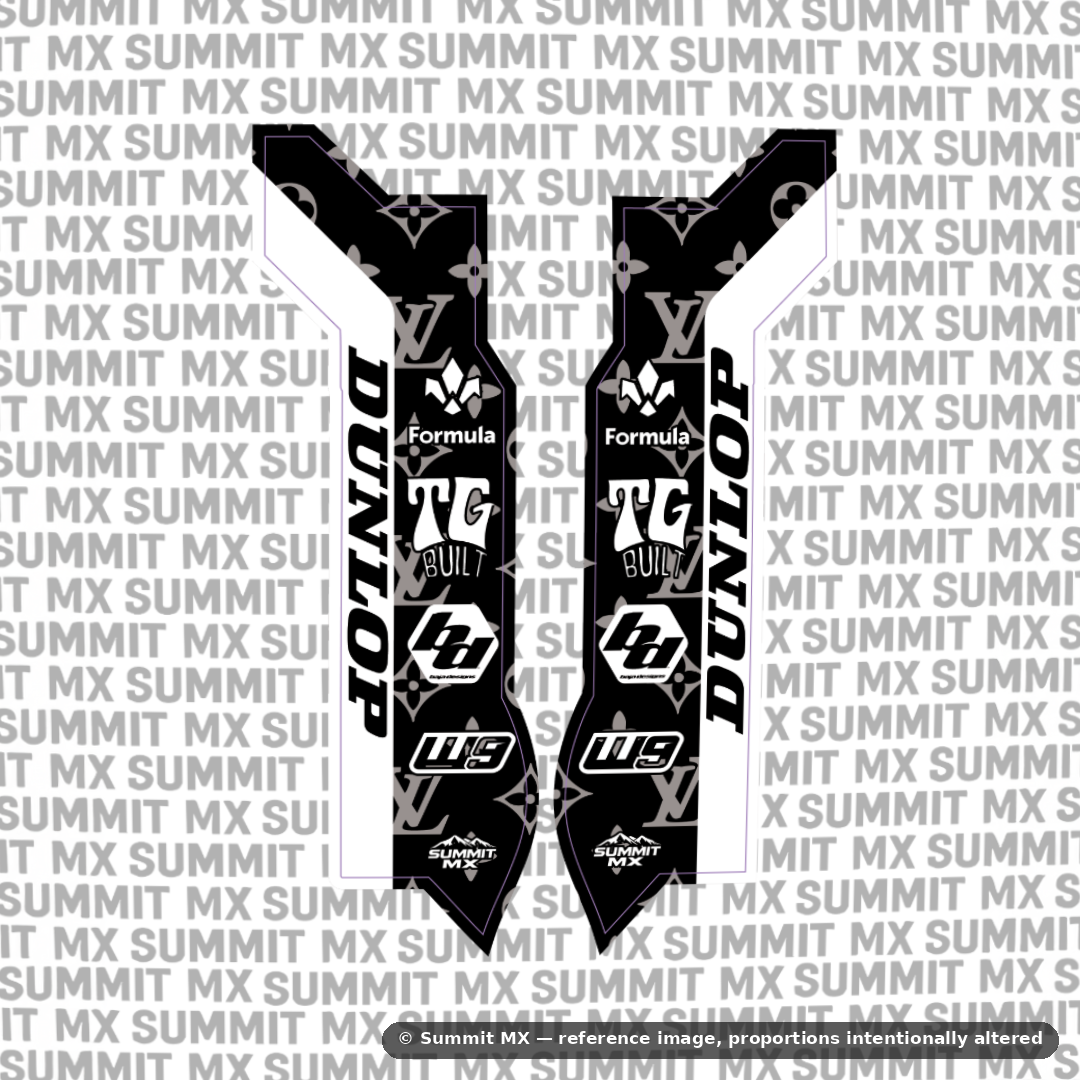 LV Decal for Eride Pro 1.0/2.0 Fork Guards