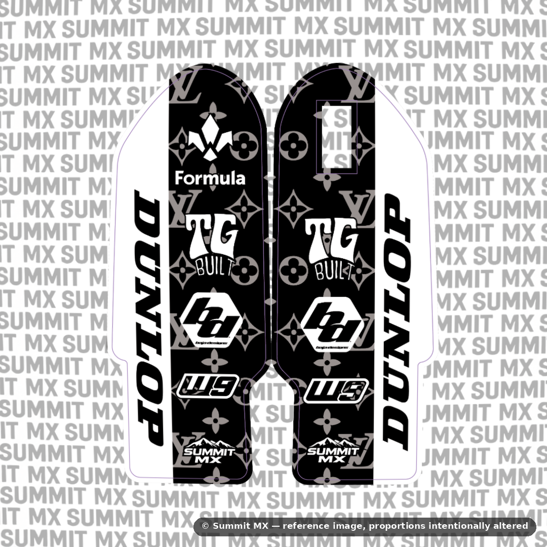 LV Decal for EXT Ferro Fork Guards