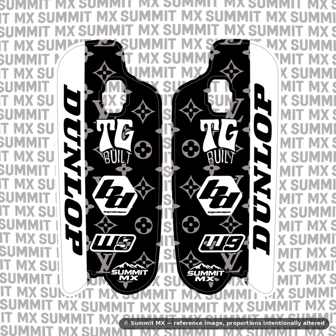 LV Decal for Fastace ALX13RC Fork Guards