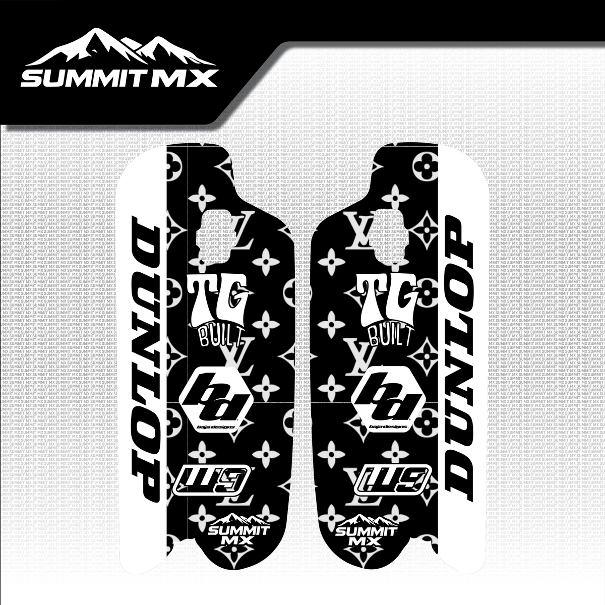 LV Decal for Fastace ALX13RC Fork Guards