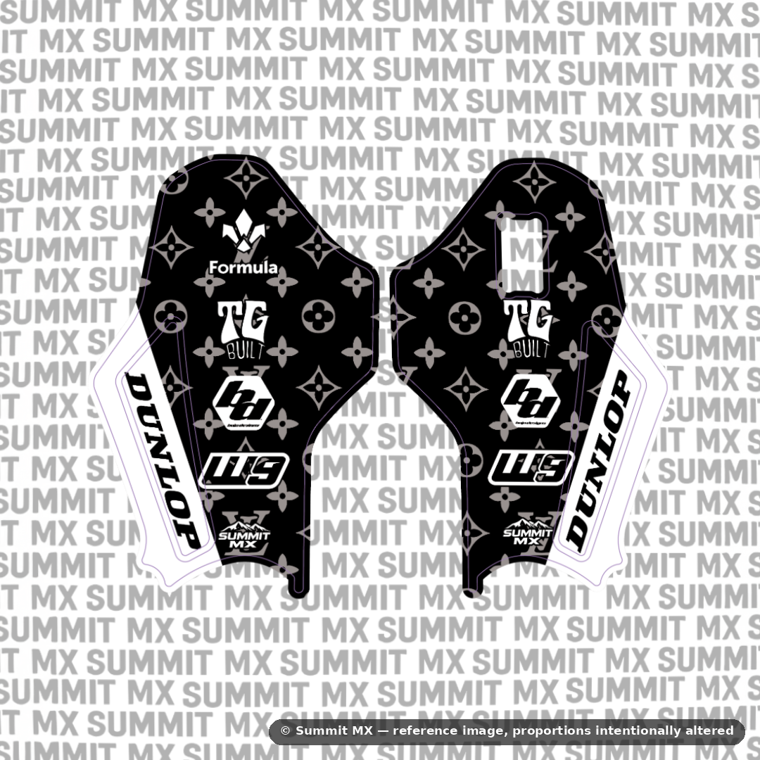 LV Decal for Hyper Bee Fork Guards