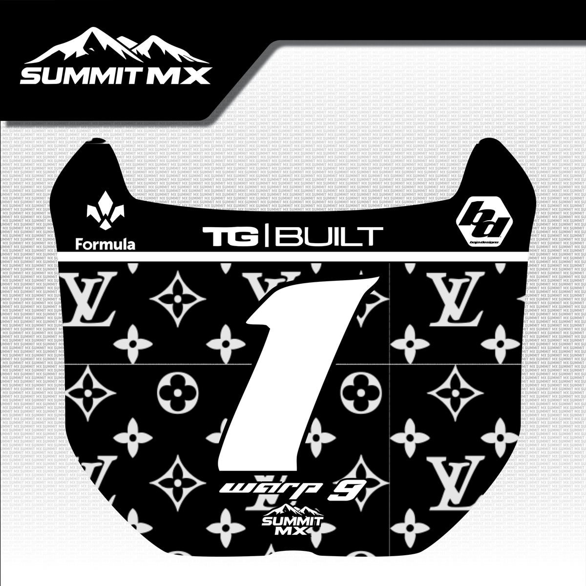 LV Decal for Rerode Number Plate