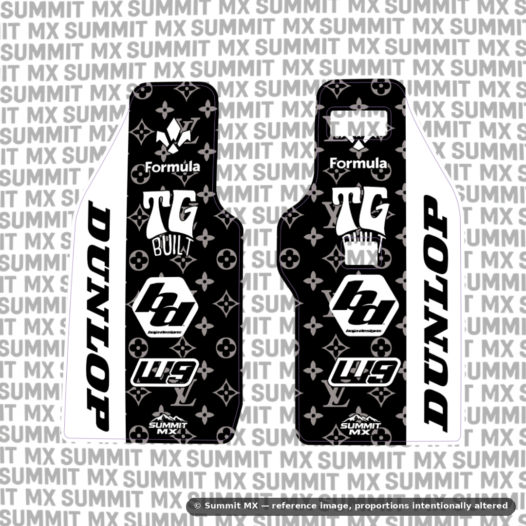 LV Decal for Storm Bee Fork Guards