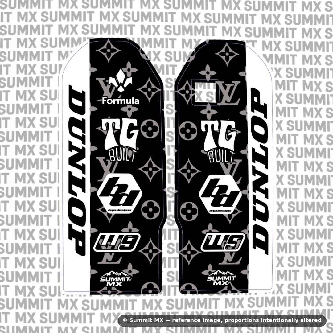 LV Decal for Talaria OEM/Sting Fork Guards