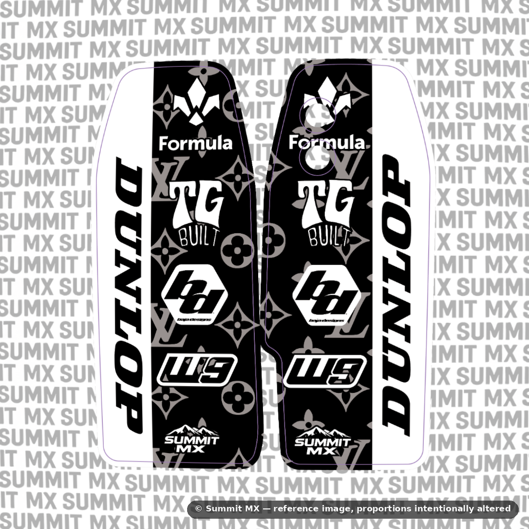 LV Decal for Tutio Fork Guards