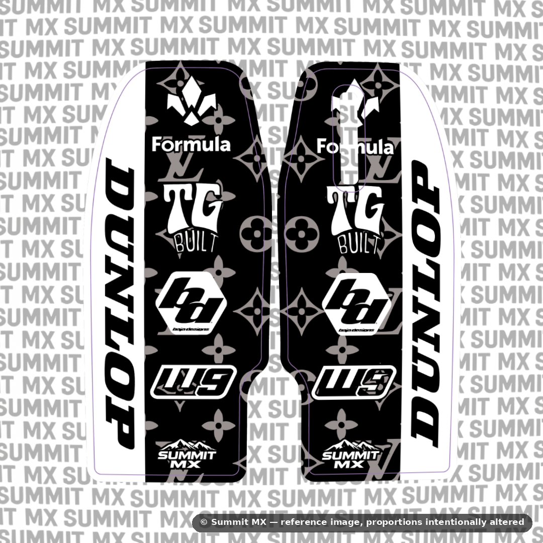 LV Decal for Yozma IN10 Fork Guards