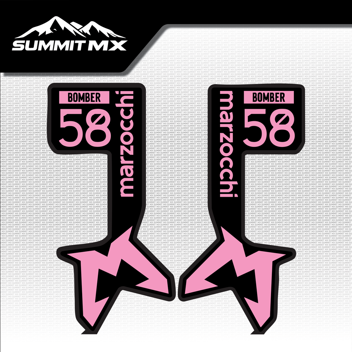 Marzocchi Bomber Fork Tube Decal — view 11