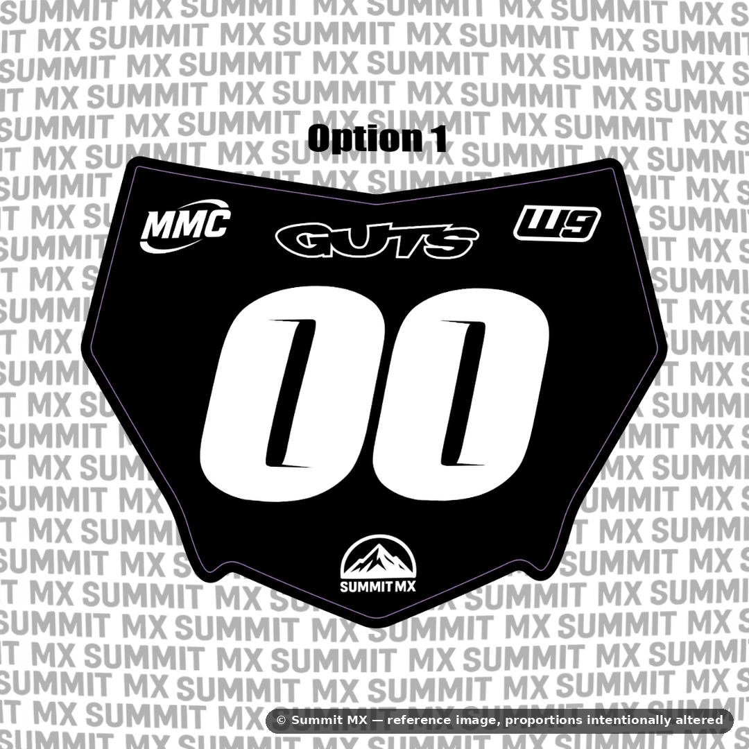 Motocutz Number Plate Decal | Summit MX