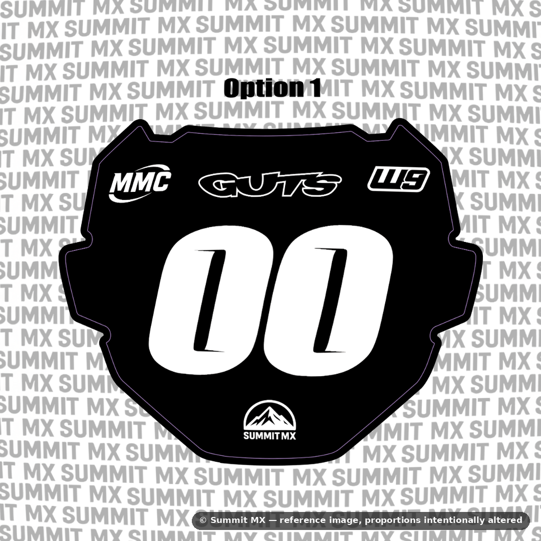 ODI Number Plate Decal | Summit MX