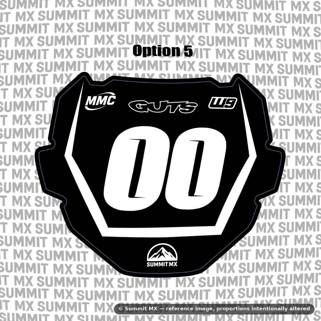 ODI number plate decal option 5 — Summit MX
