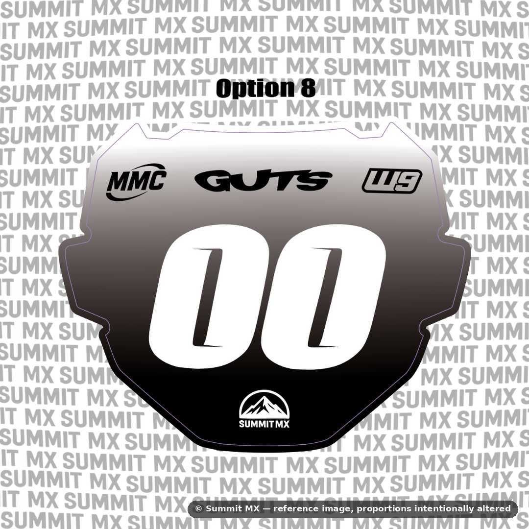 ODI number plate decal option 8 — Summit MX