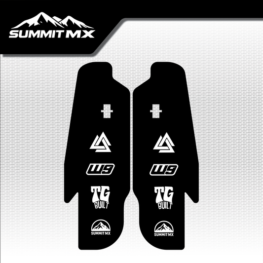 RFloXa/Fastace Gravitee fork guard decal option 2 design — Summit MX