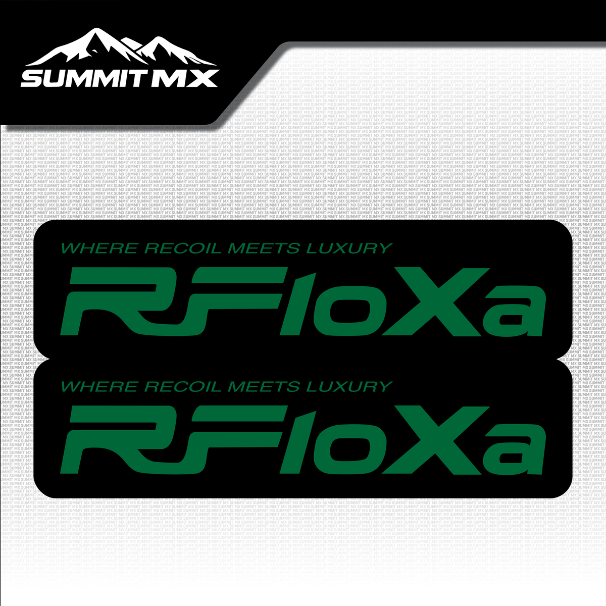 RFloXa "Where Recoil Meets Luxury" Fork Tube Decal — view 11