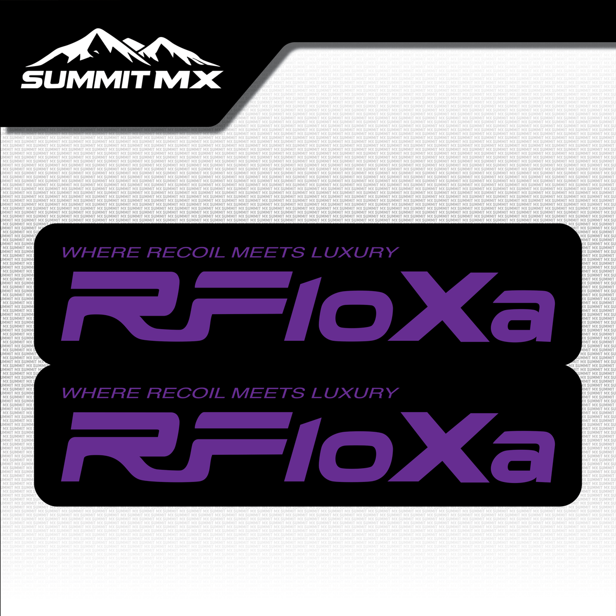 RFloXa "Where Recoil Meets Luxury" Fork Tube Decal — view 9