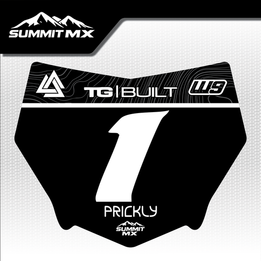 Ridgeline Decal for Motocutz Number Plate — view 3