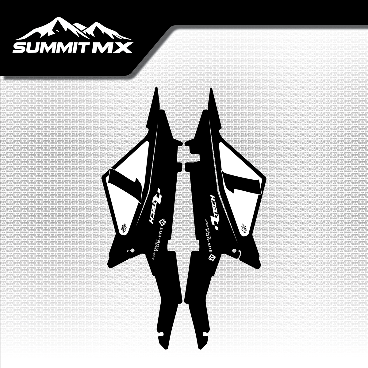 Rtech Side Fender Decals For Surron Ultra Bee — view 2