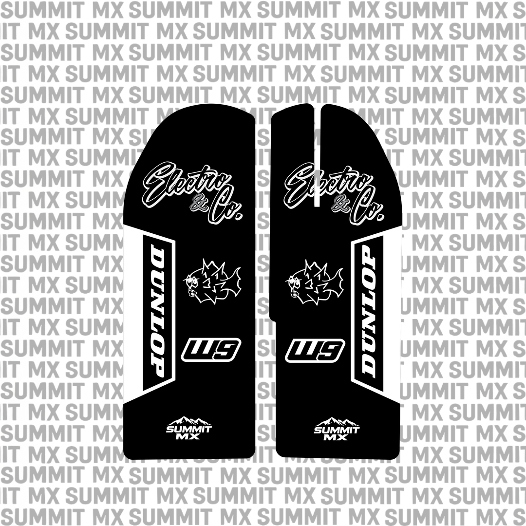 RTR fork guard decal, Style 3 — Summit MX