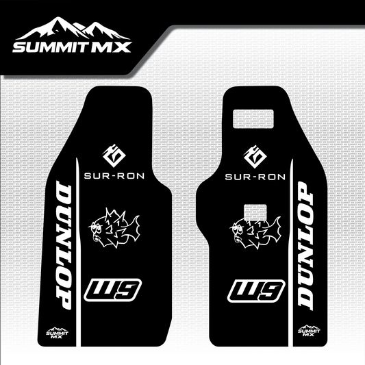 Storm Bee fork guard decal, Style 2 — Summit MX