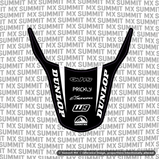 Surron LBX rear fender decal outline design — Summit MX