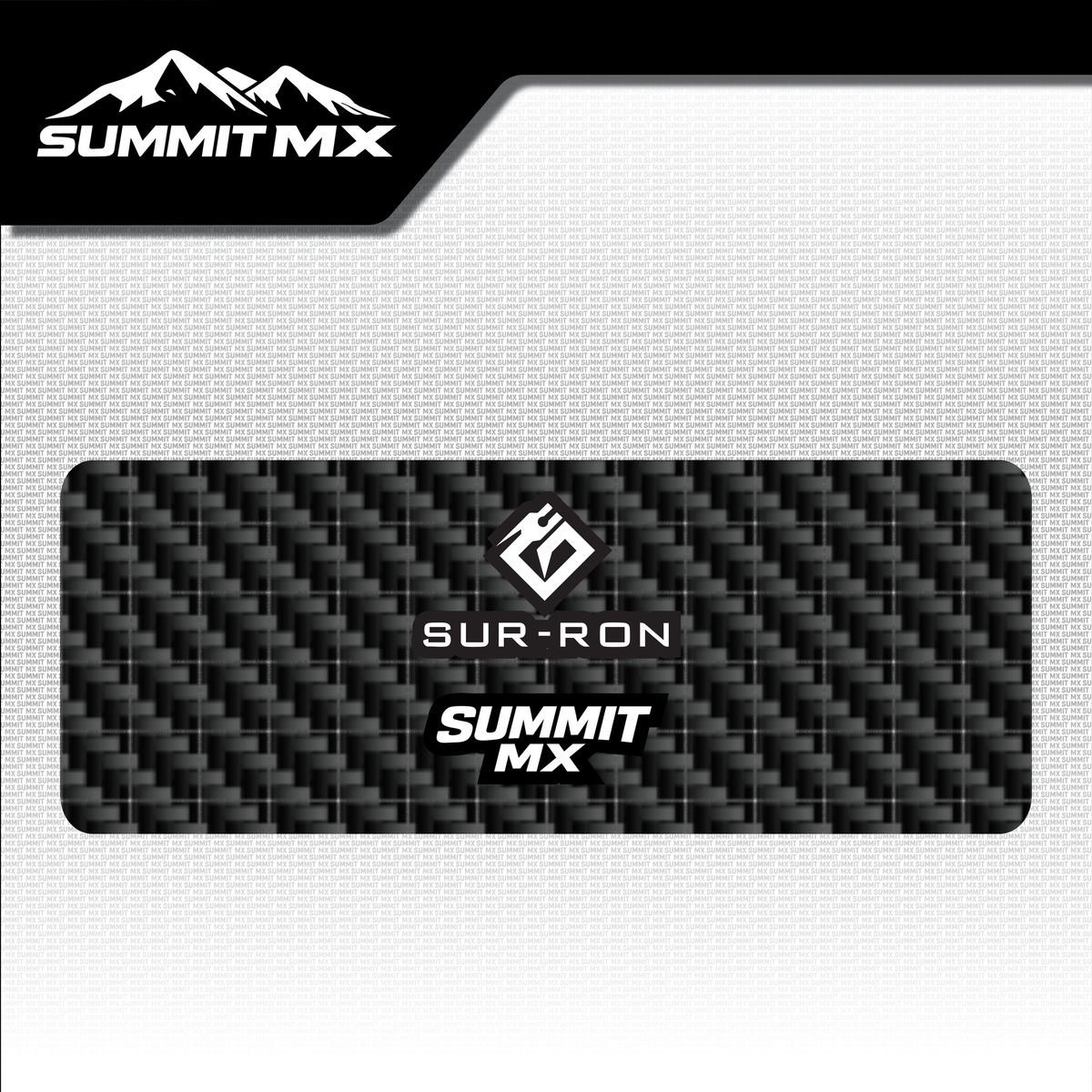 Surron LBX stock shock decal carbon fiber design — Summit MX