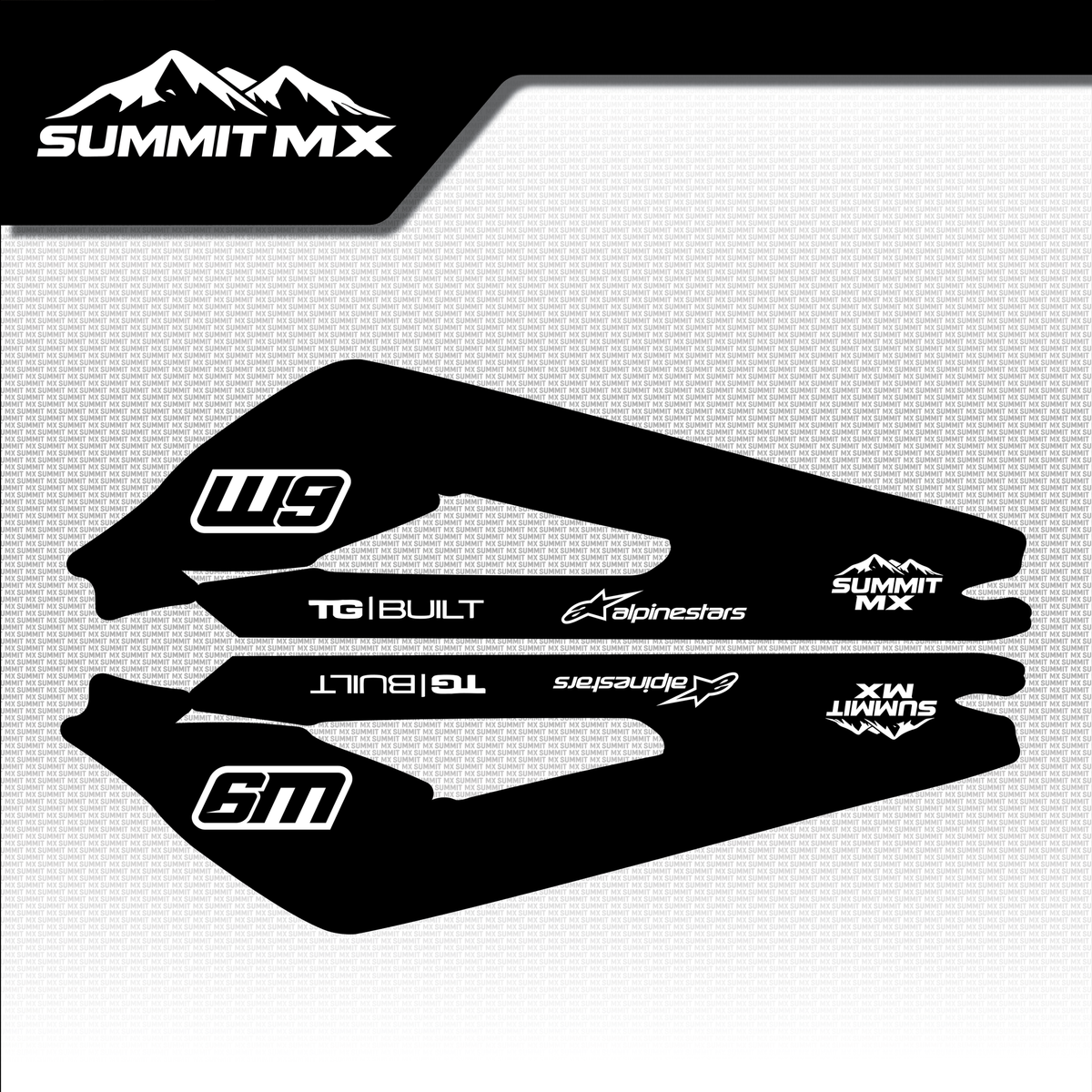 Surron LBX swing arm decal design — Summit MX