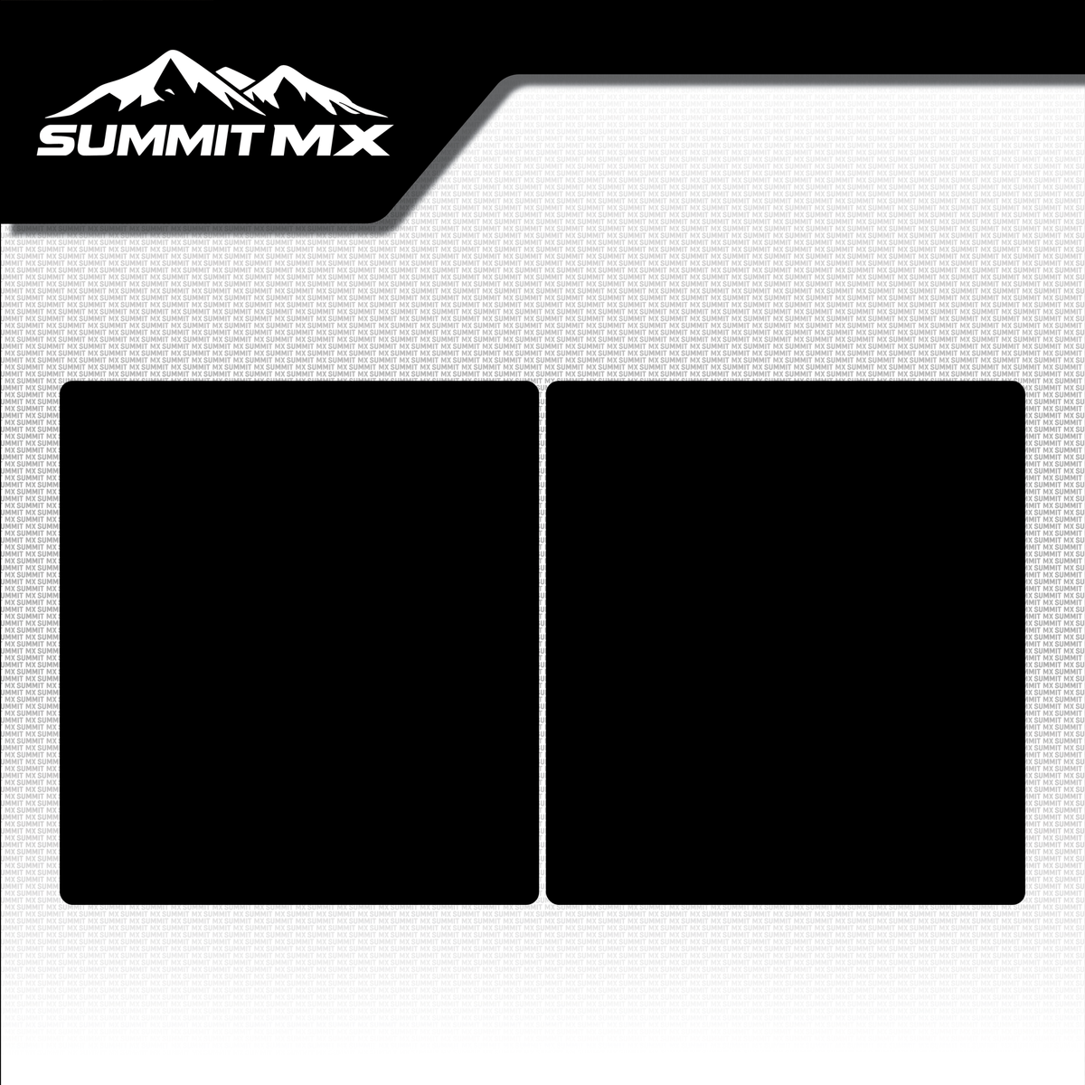 Surron Ultra Bee battery decal in standard black colorway — Summit MX