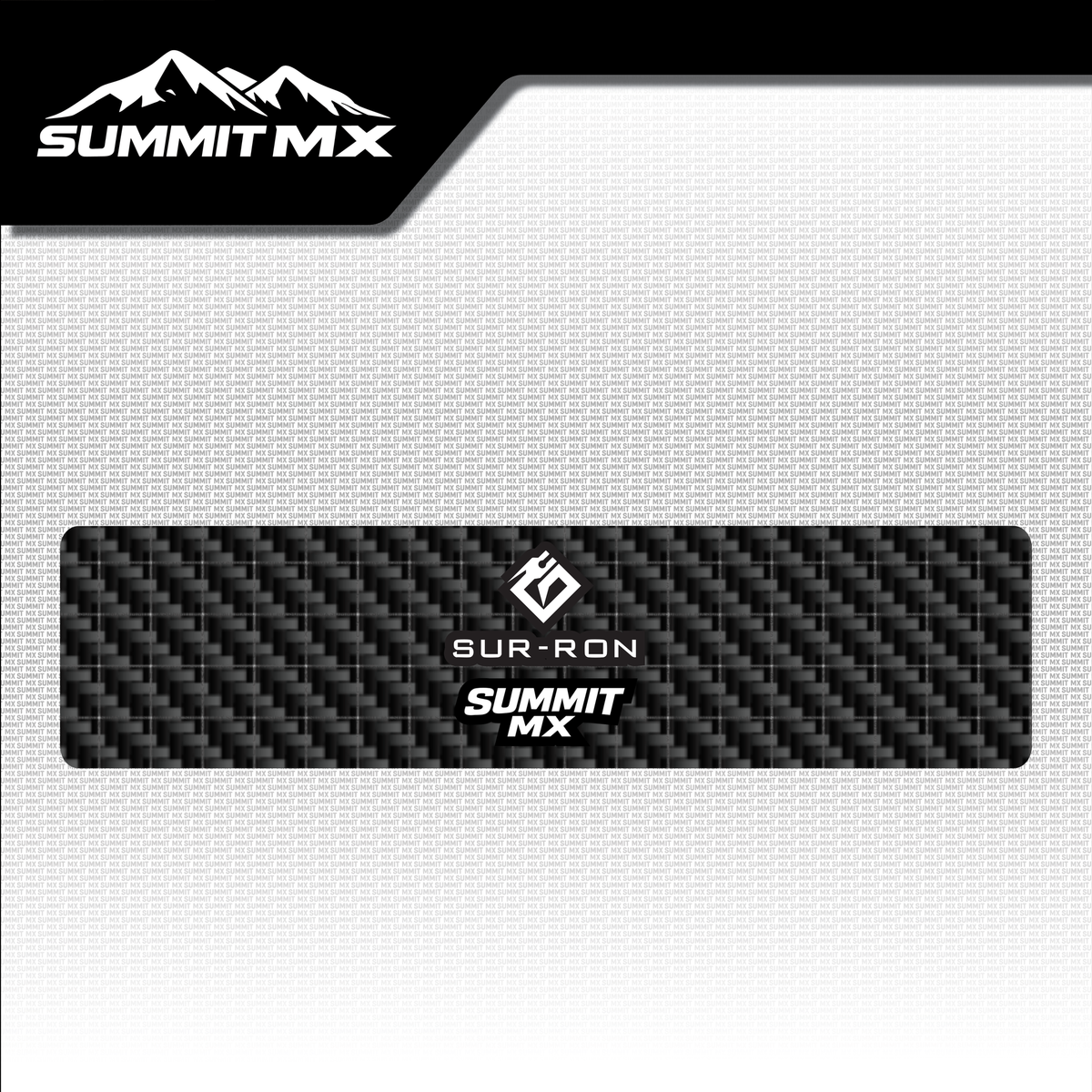 Surron Ultra Bee stock shock decal carbon fiber colorway — Summit MX