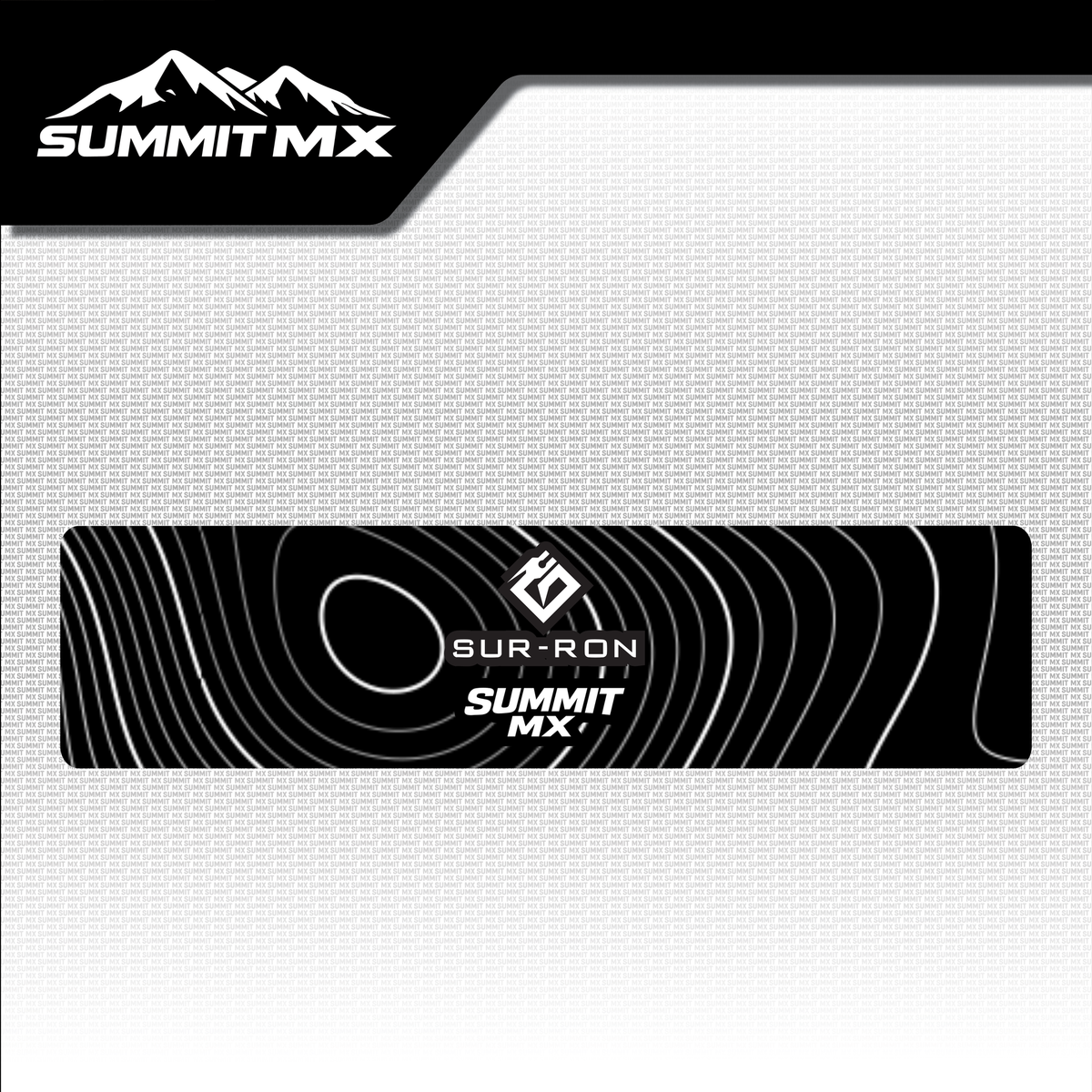 Surron Ultra Bee stock shock decal wave pattern colorway — Summit MX