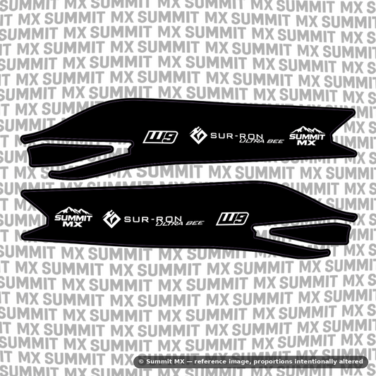 Surron Ultra Bee swing arm decal standard design — Summit MX