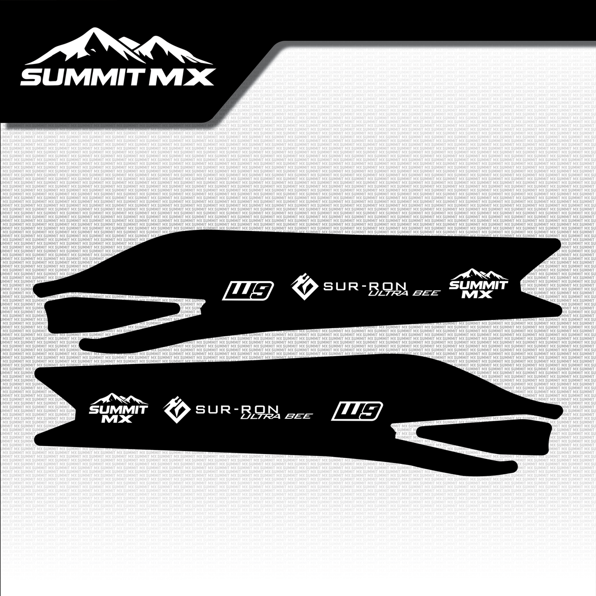 Surron Ultra Bee swing arm decal standard design — Summit MX