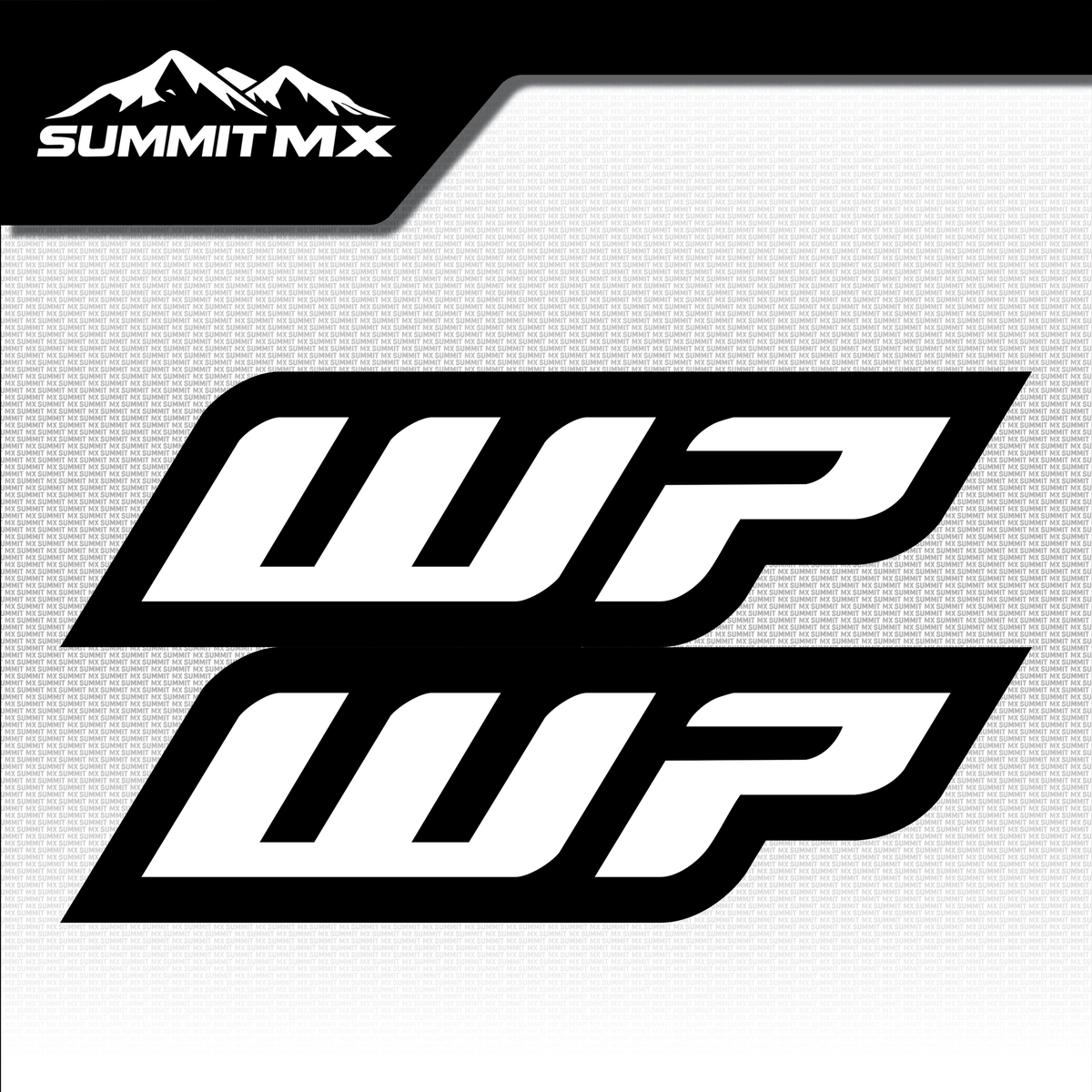 WP fork tube decal white colorway — Summit MX