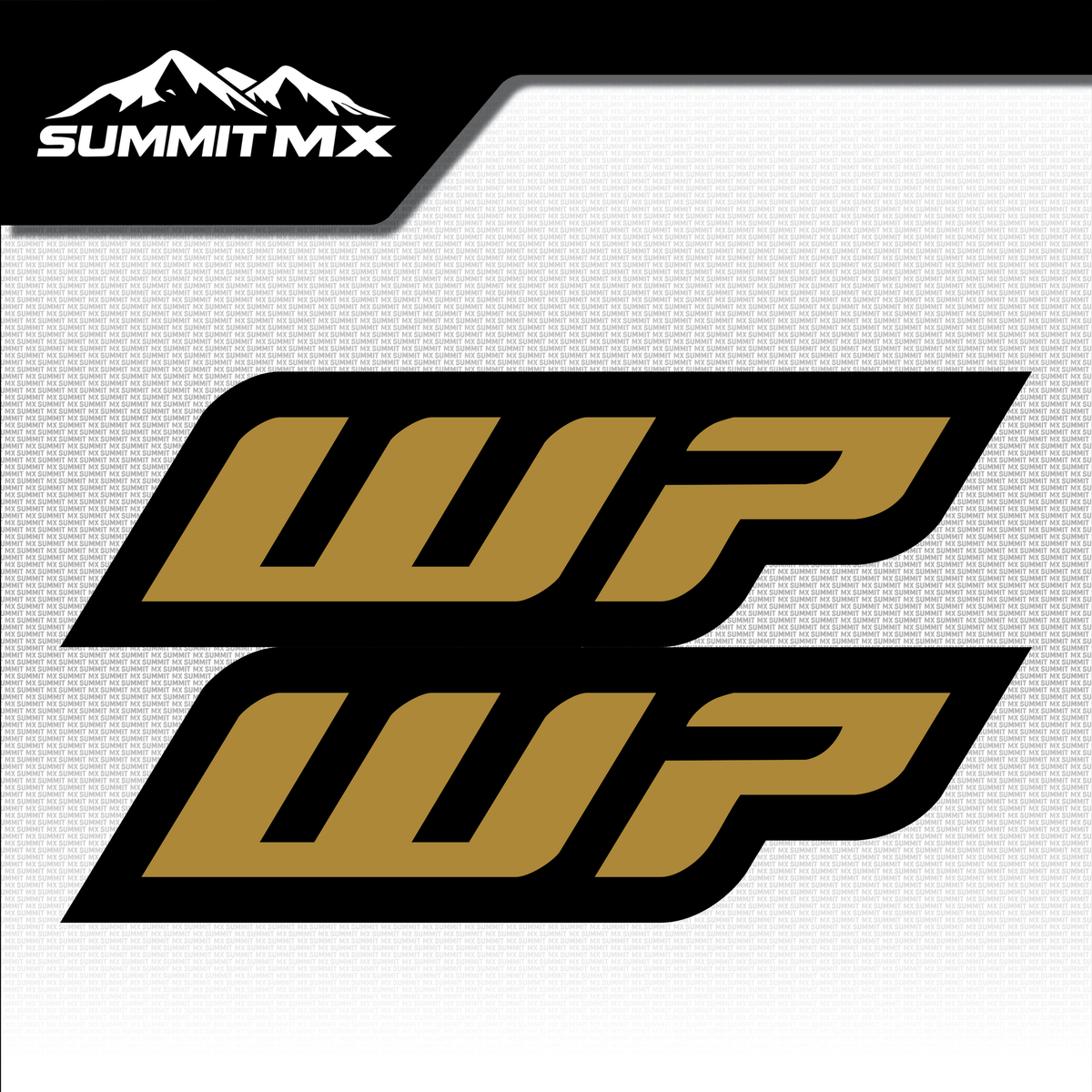WP fork tube decal yellow colorway — Summit MX