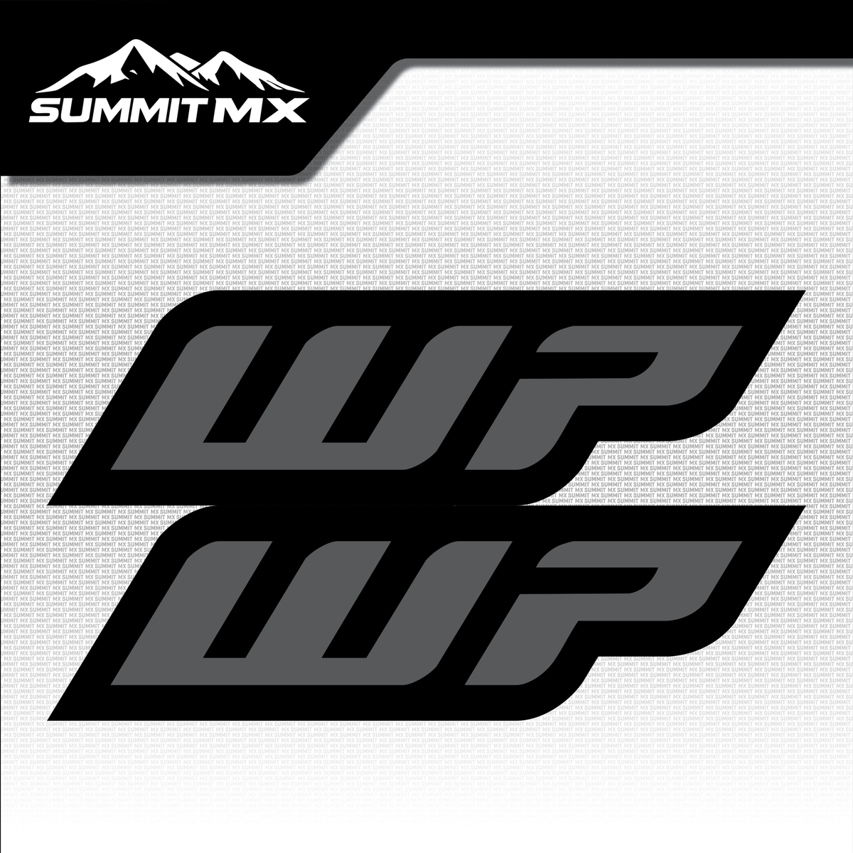 WP fork tube decal gray colorway — Summit MX