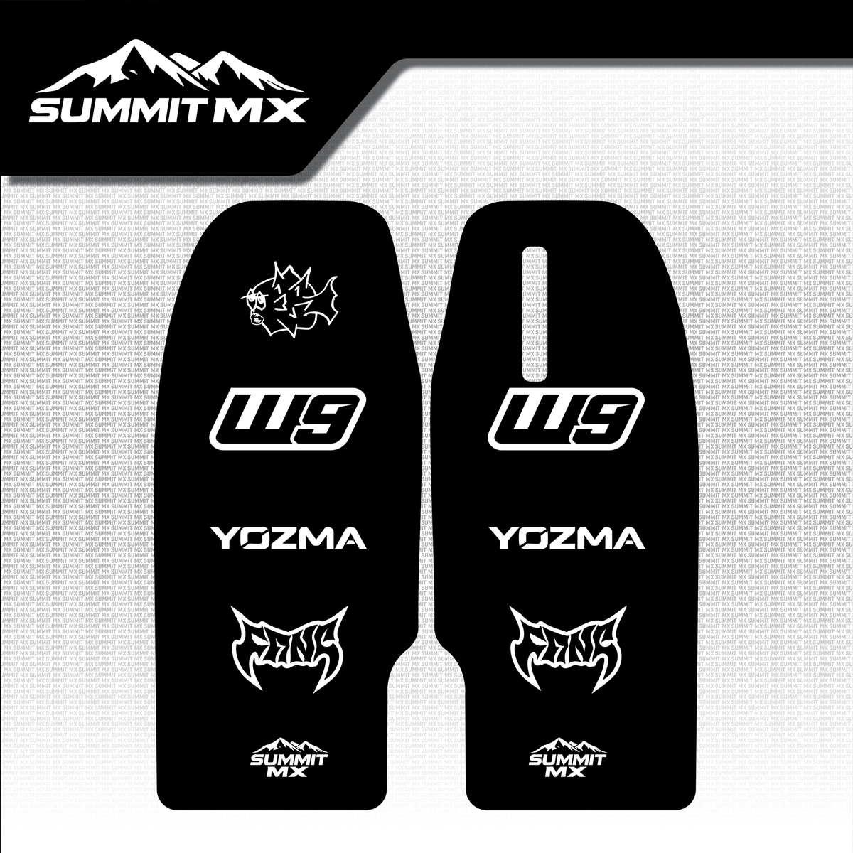 Yozma IN10 Fork Guard Decals — view 2