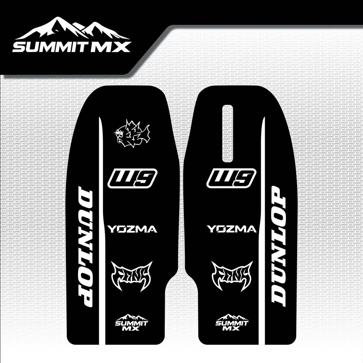 Yozma IN10 Fork Guard Decals — view 3