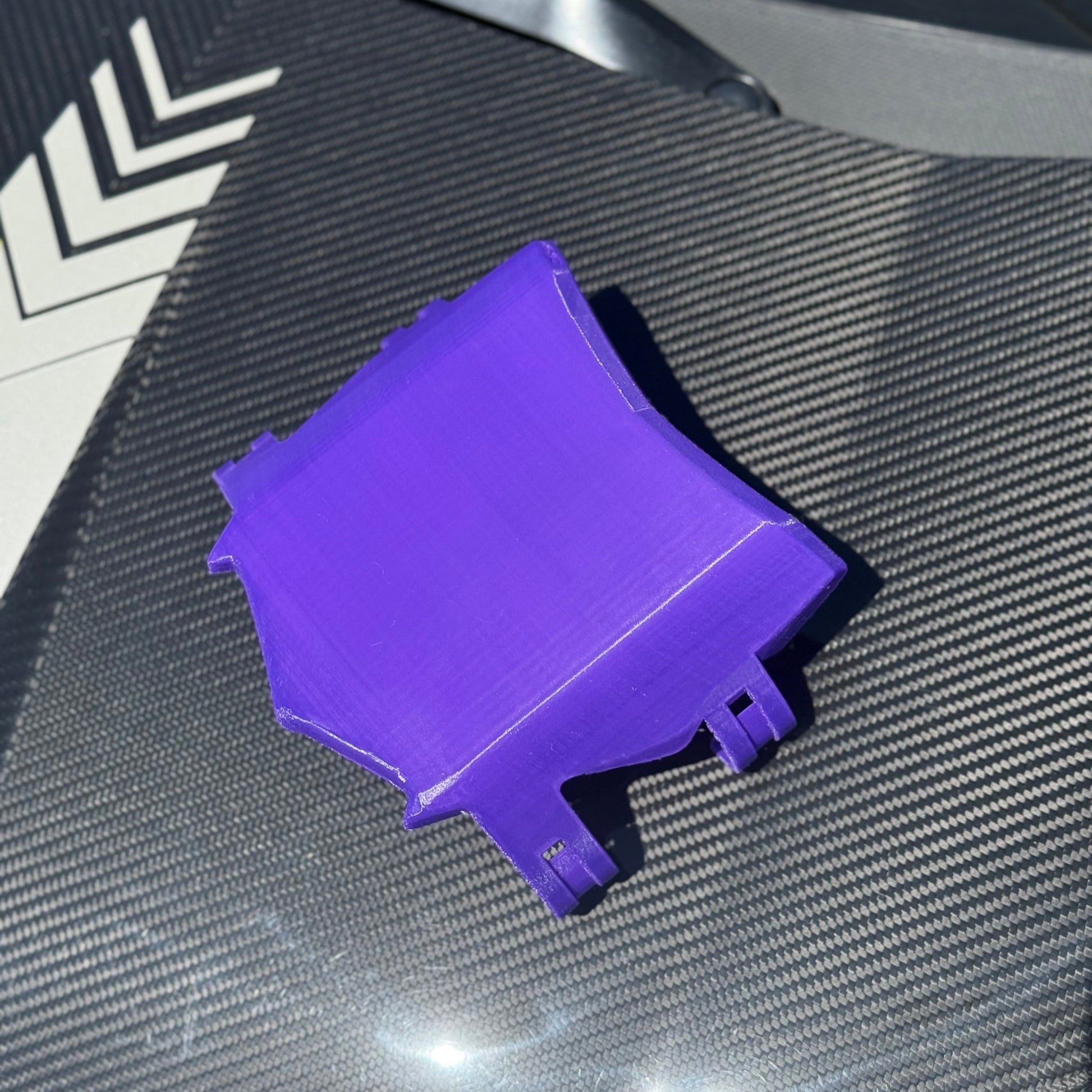 Motocutz style number plate purple vinyl — Summit MX