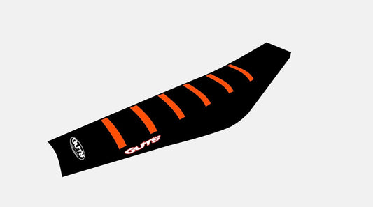 Guts Tuttio Soleil 01 seat cover orange stripe design — Summit MX