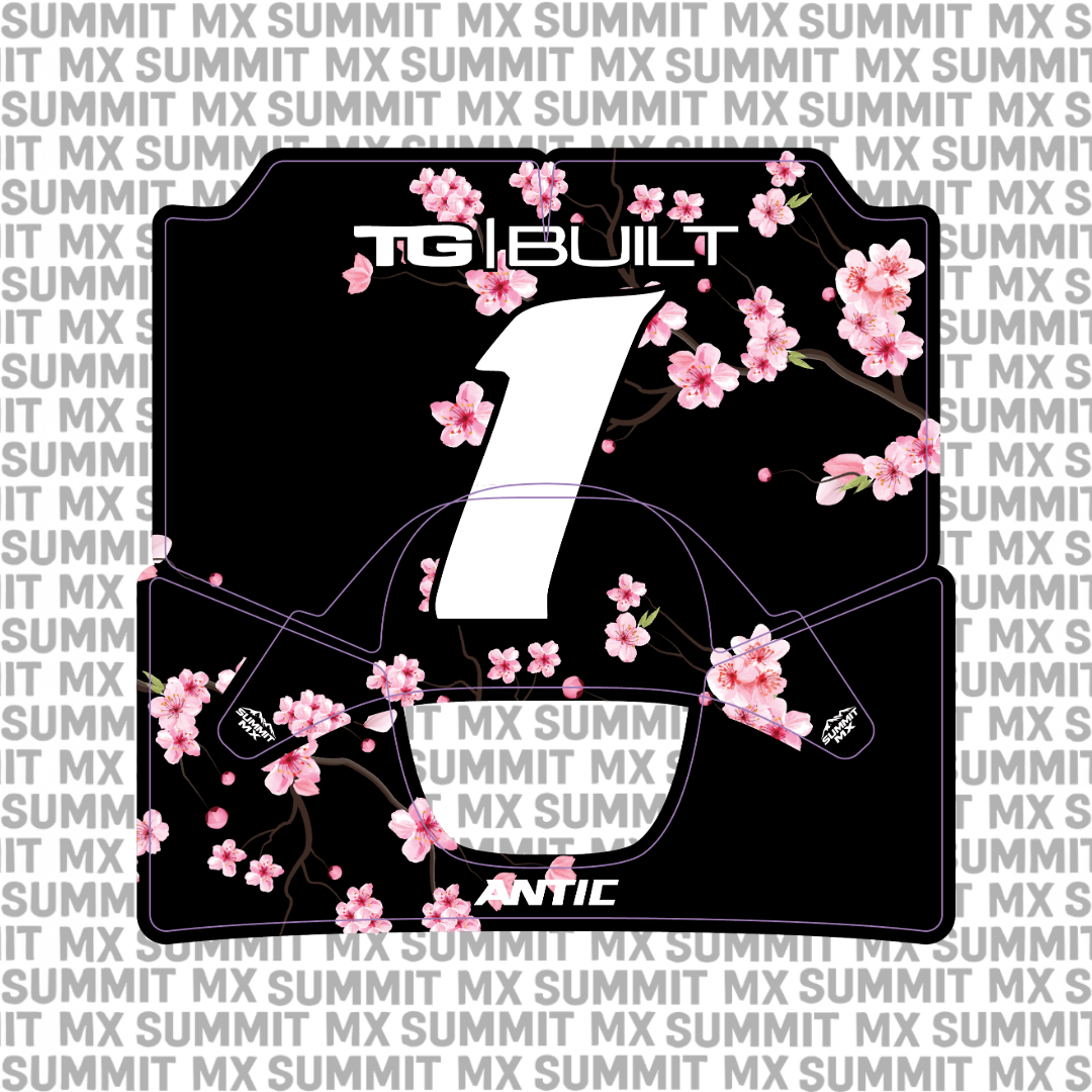 Cherry Blossom Decal for Antic Number Plate