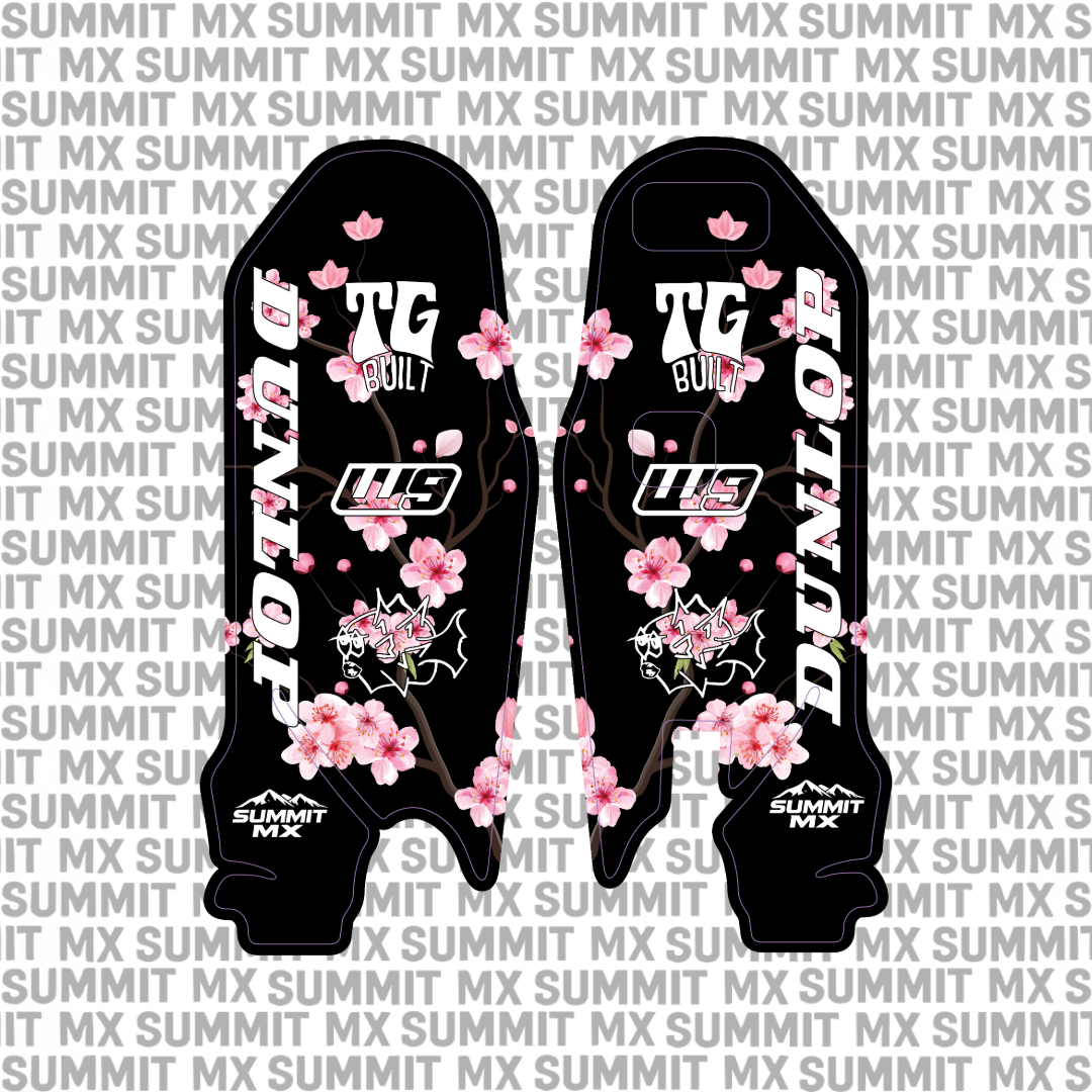 Cherry Blossom Decal for Ultra Bee Fork Guards