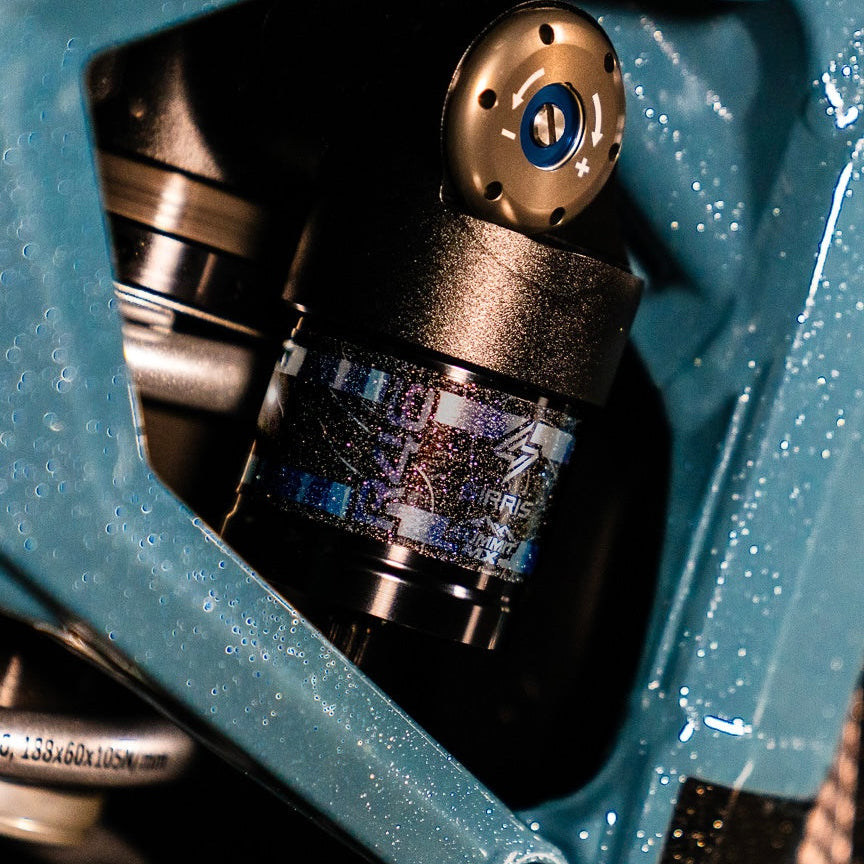 Sirris R46 Rear Shock Decal for Emoto Bikes | Summit MX