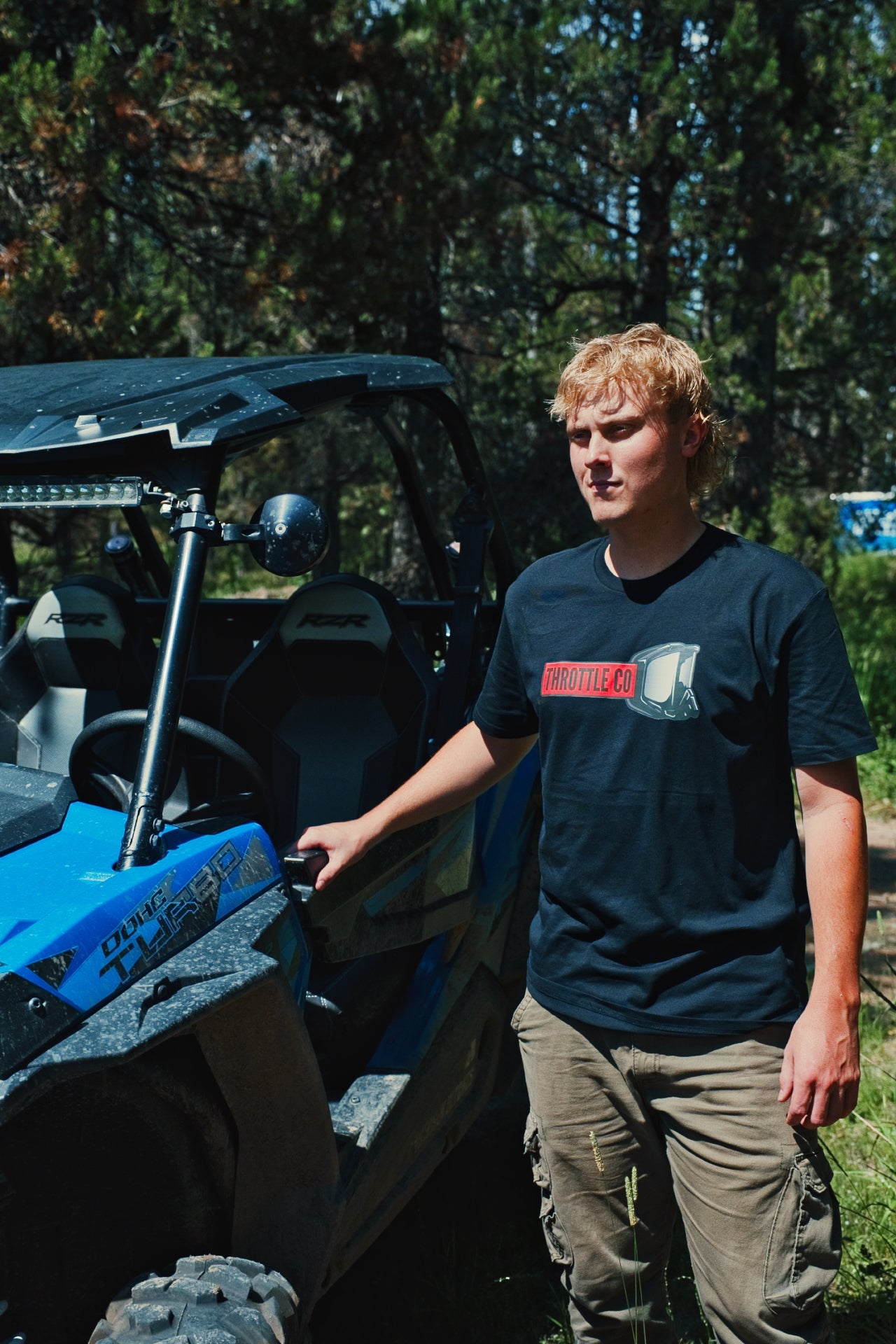Throttle Co Red Goggles Tee