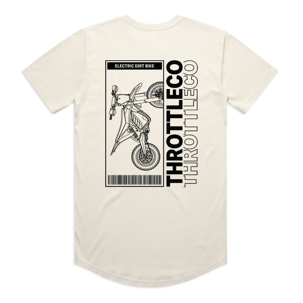 Electric Dirt Bike Barcode Tag Tee