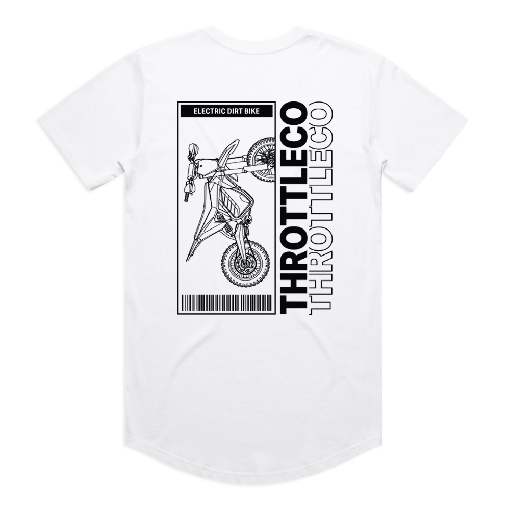 Electric Dirt Bike Barcode Tag Tee
