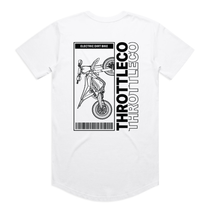 Electric Dirt Bike Barcode Tag Tee