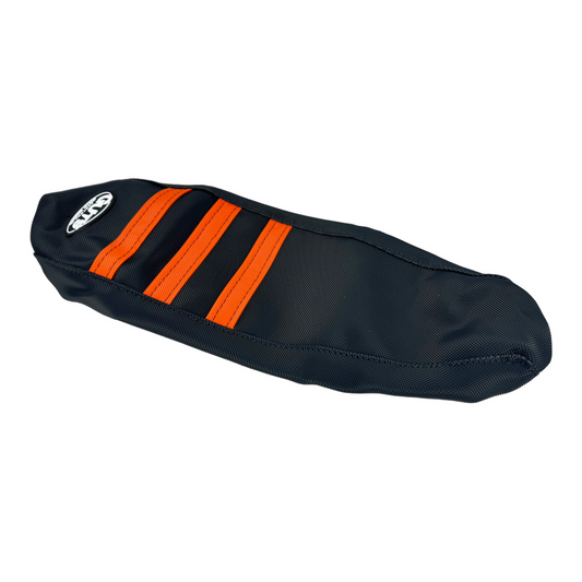 Guts seat cover for Talaria Sting with orange stripes