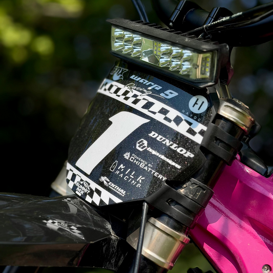 Finish Line Decal for ODI Number Plate