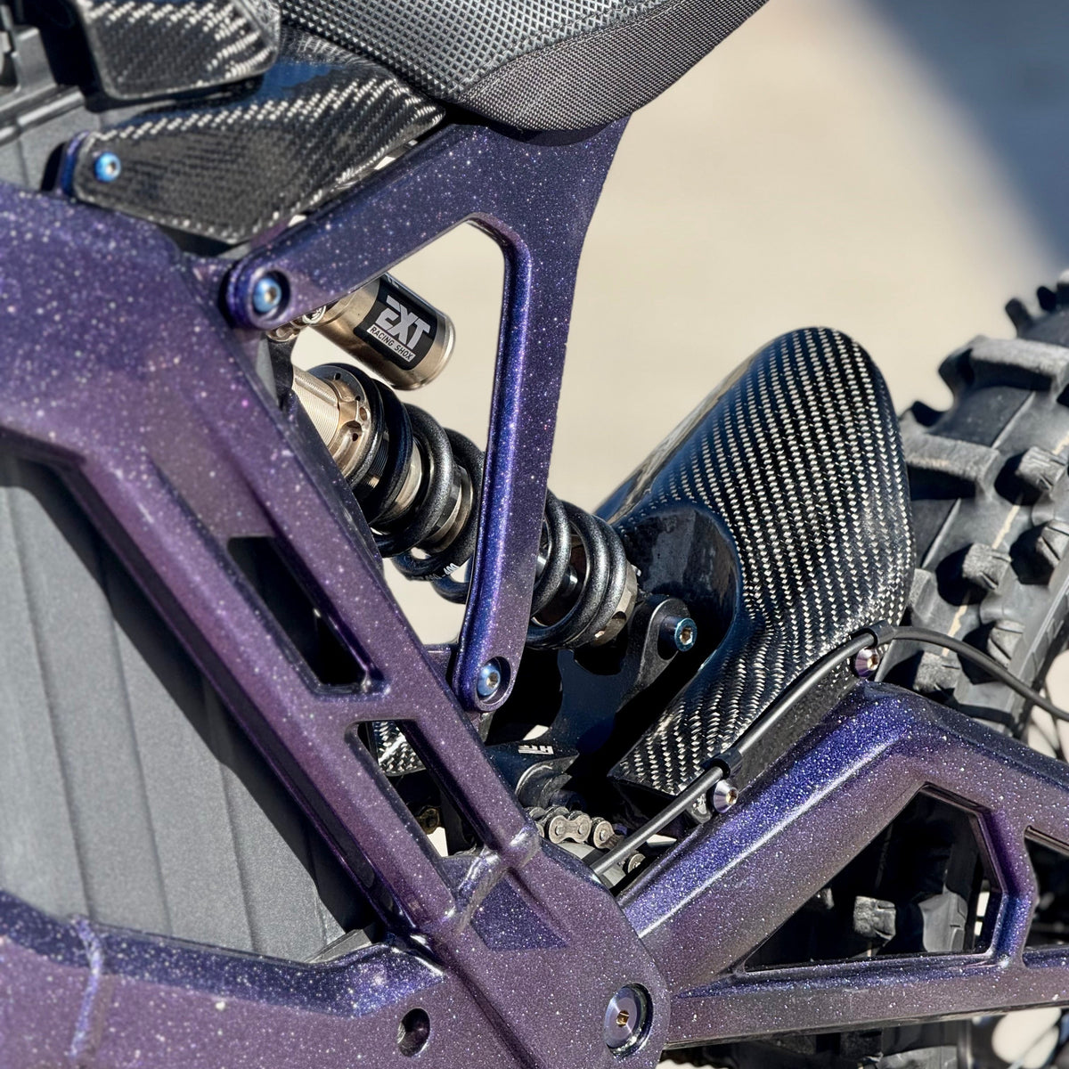 E-Ride Pro Carbon Fiber Mud Guard, view 3