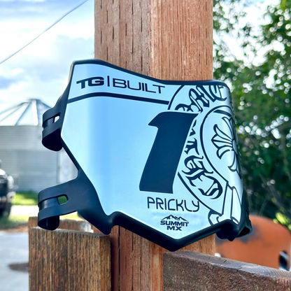 Chrome Hearts Inverted Decal for Motocutz Number Plate — view 2