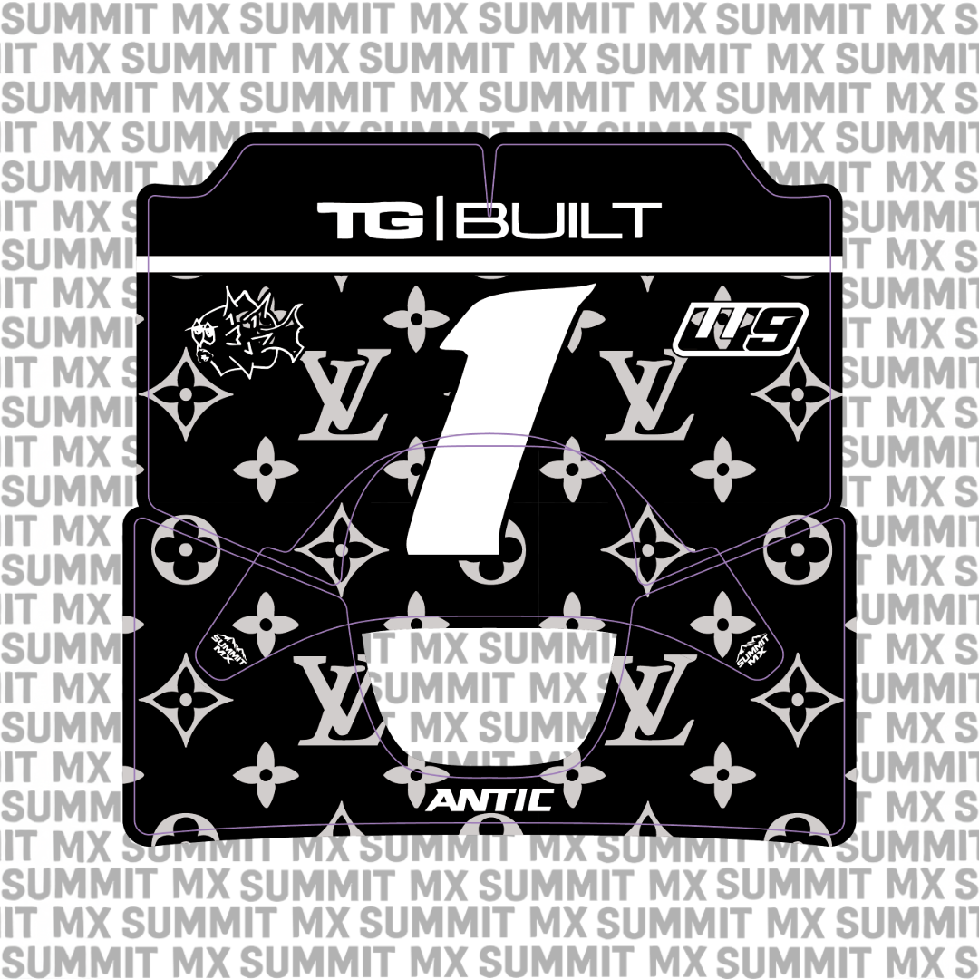 LV Decal for Antic Number Plate